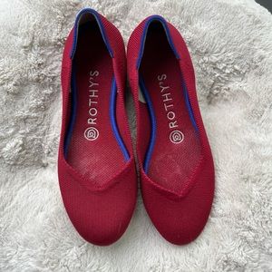 Rothy’s Flats Red 6.5